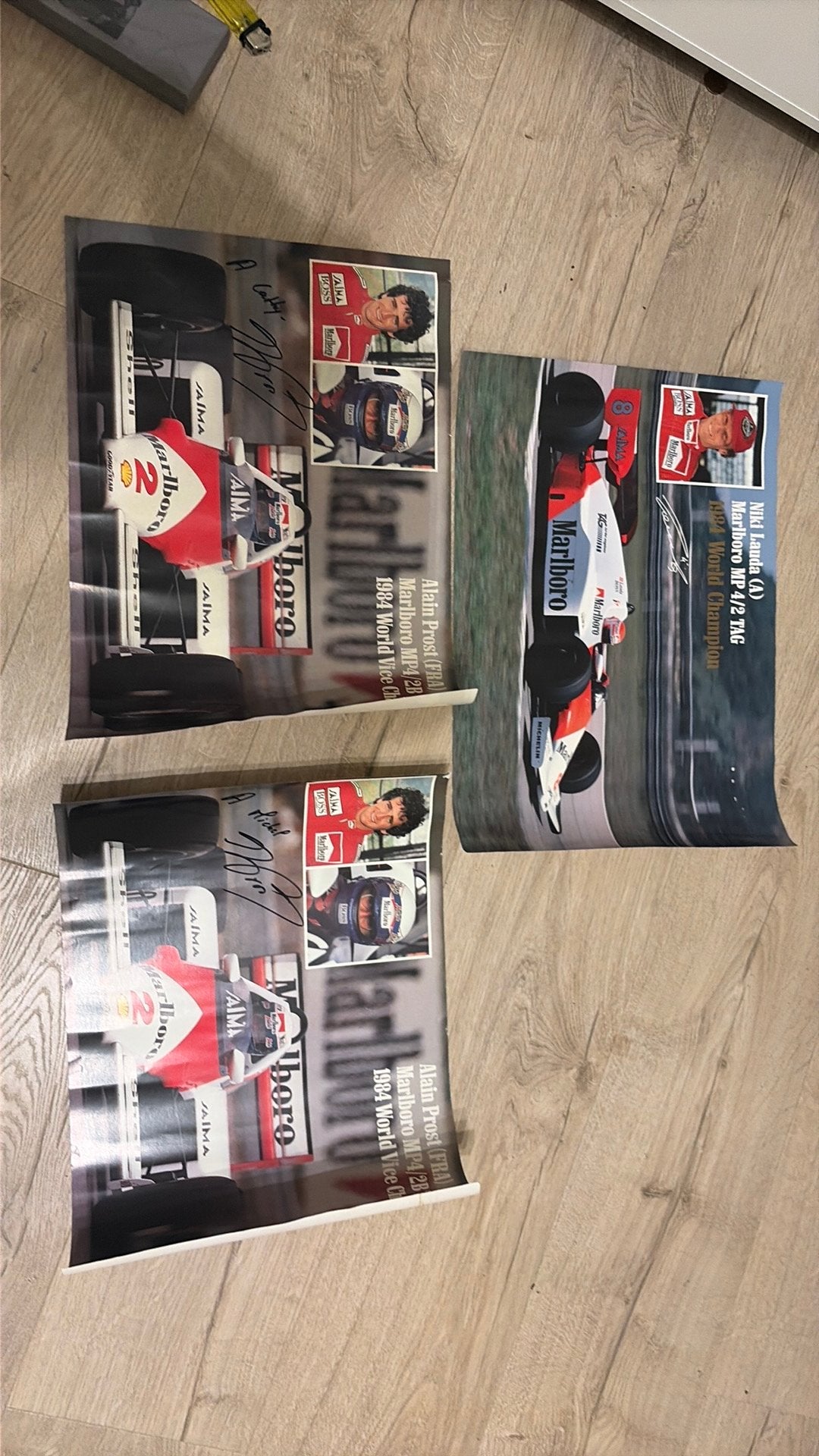 Affiche formule 1 marlboro 1984, Enlèvement ou Envoi, Utilisé