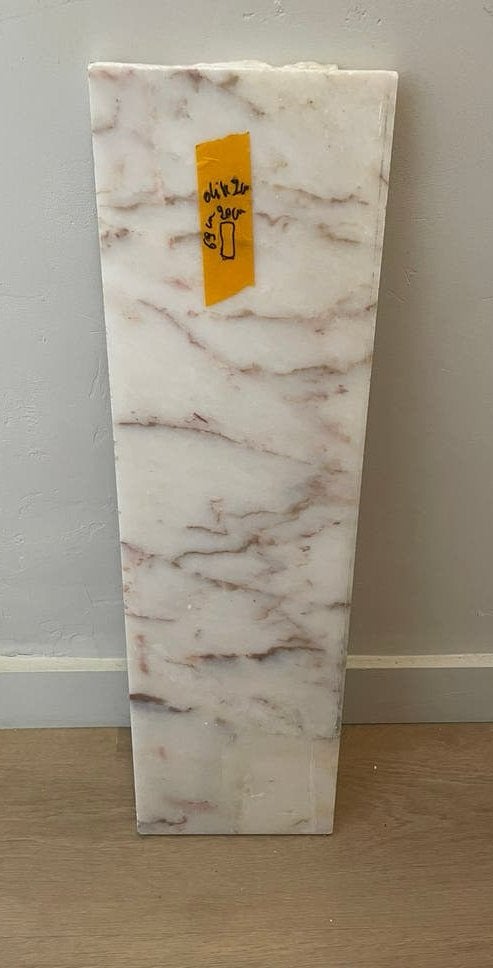 Rebord de fenêtre en marbre blanc, Moins de 100 cm, Enlèvement, Utilisé, 50 à 75 cm