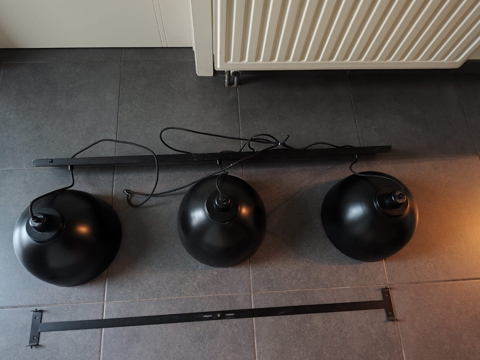 hanglamp, Enlèvement, Noir, Suspension