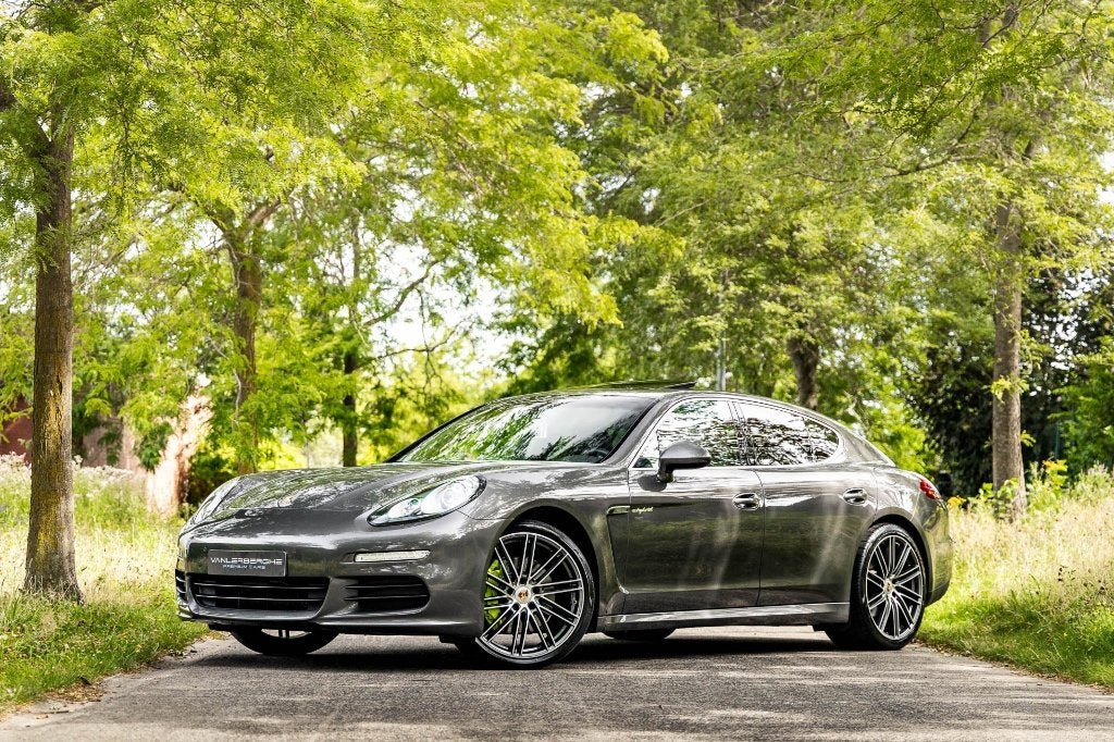 Porsche Panamera S e-Hybrid * Opendak * Luchtvering * Navi *, Cuir, Argent ou Gris, Euro 6, Entreprise