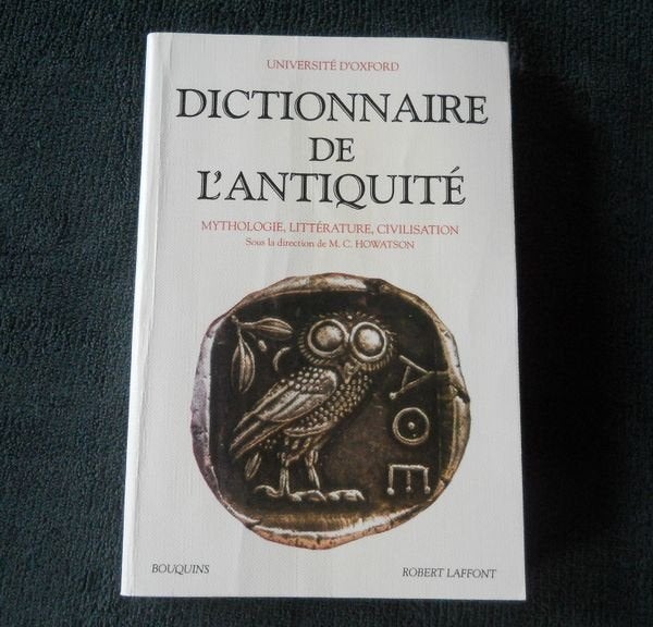 Dictionnaire de l' Antiquité - Rome Grèce, Livres, Enlèvement ou Envoi, 14e siècle ou avant, Utilisé, Europe