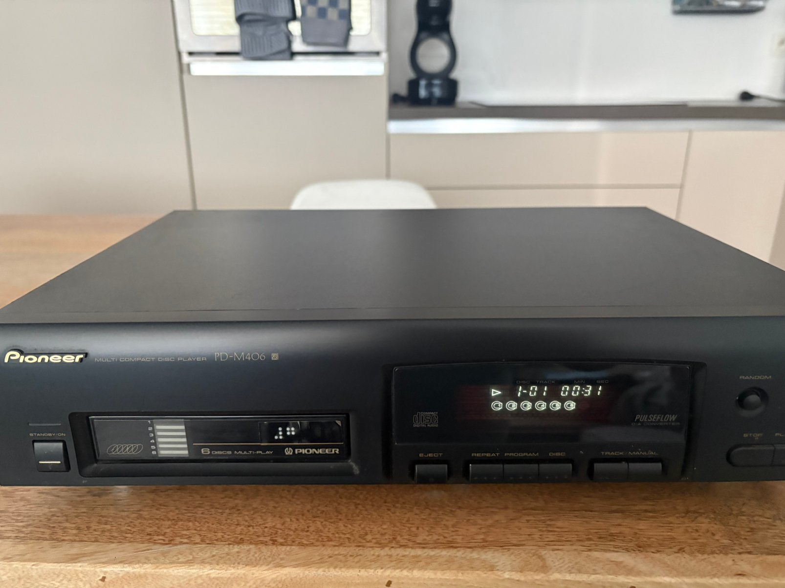Pionner cd met 6cds laders spelt perfect, Ophalen, Zo goed als nieuw
