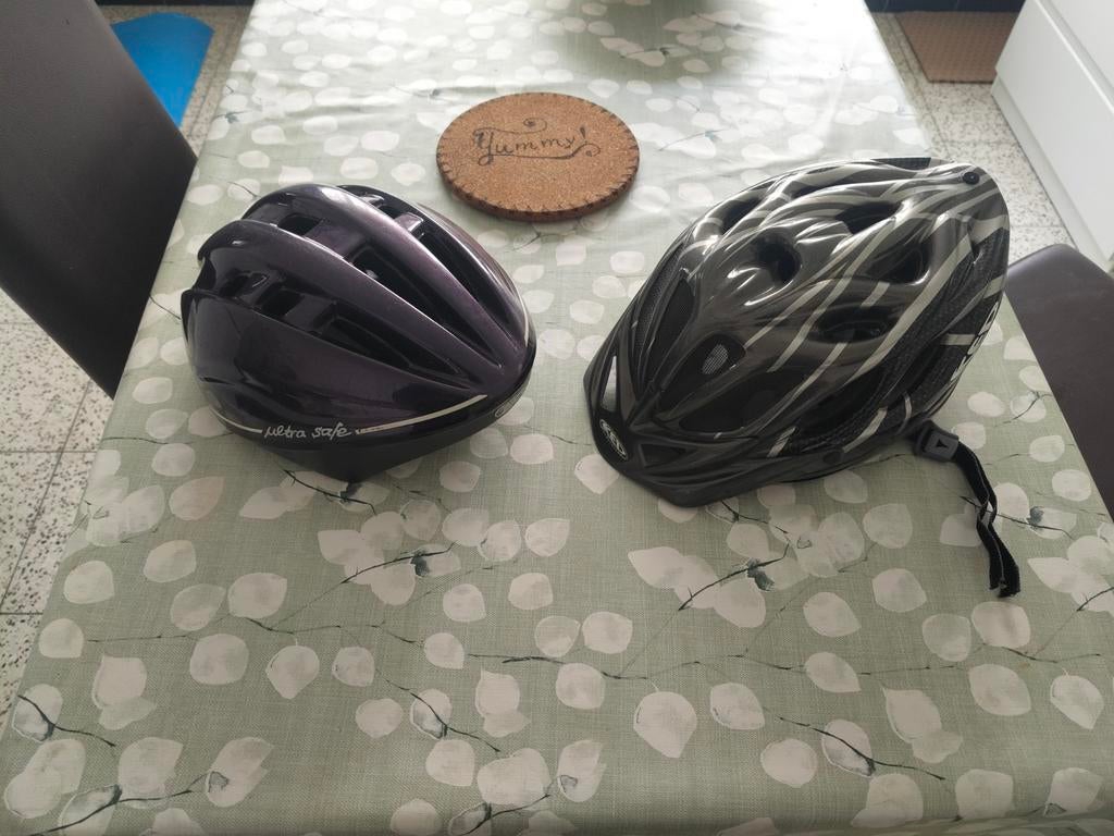 Fietshelmen - Licht Gebruikt - Man & Vrouw, Ophalen