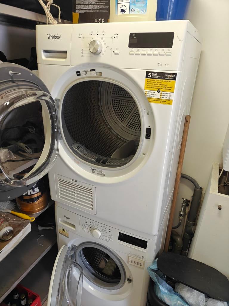 Wasmachine en droogkast Whirlpool, Elektronische apparatuur, Ophalen