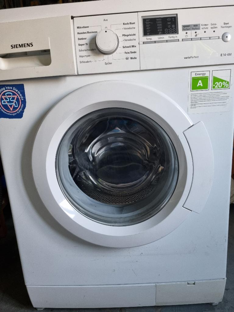 Lave Linge Siemens, Electroménager, Lave-linge, 1200 à 1600 tours, 6 à 8 kg, Classe énergétique A ou plus économe, 85 à 90 cm