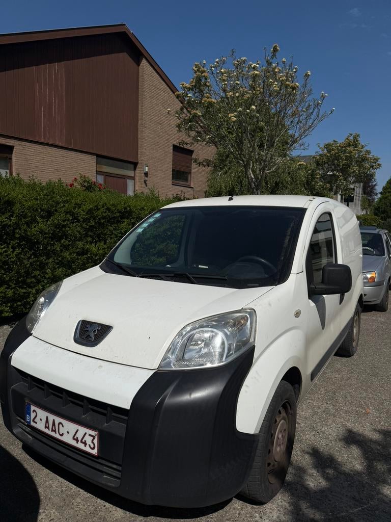 Peugoet Bipper 2013, Auto's, Voorwielaandrijving, Stof, Zwart, Wit