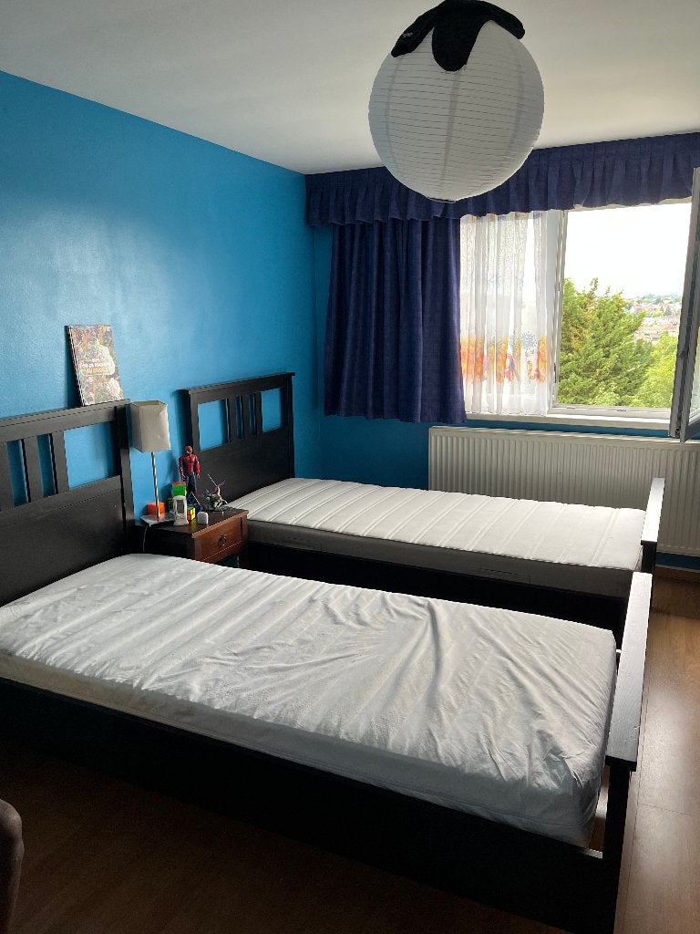 LITS, Huis en Inrichting, Slaapkamer | Bedden, Ophalen, 90 cm, Eenpersoons, Bruin