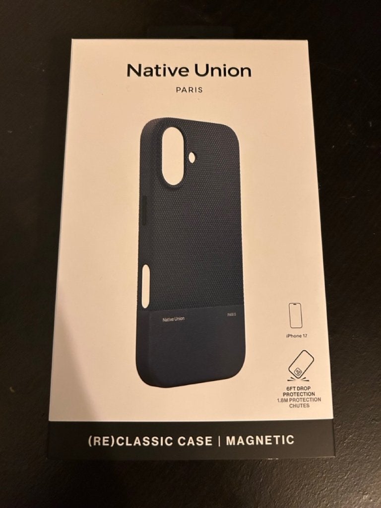 iPhone 17 leather case Native Union, Ophalen of Verzenden, MagSafe, IPhone 17