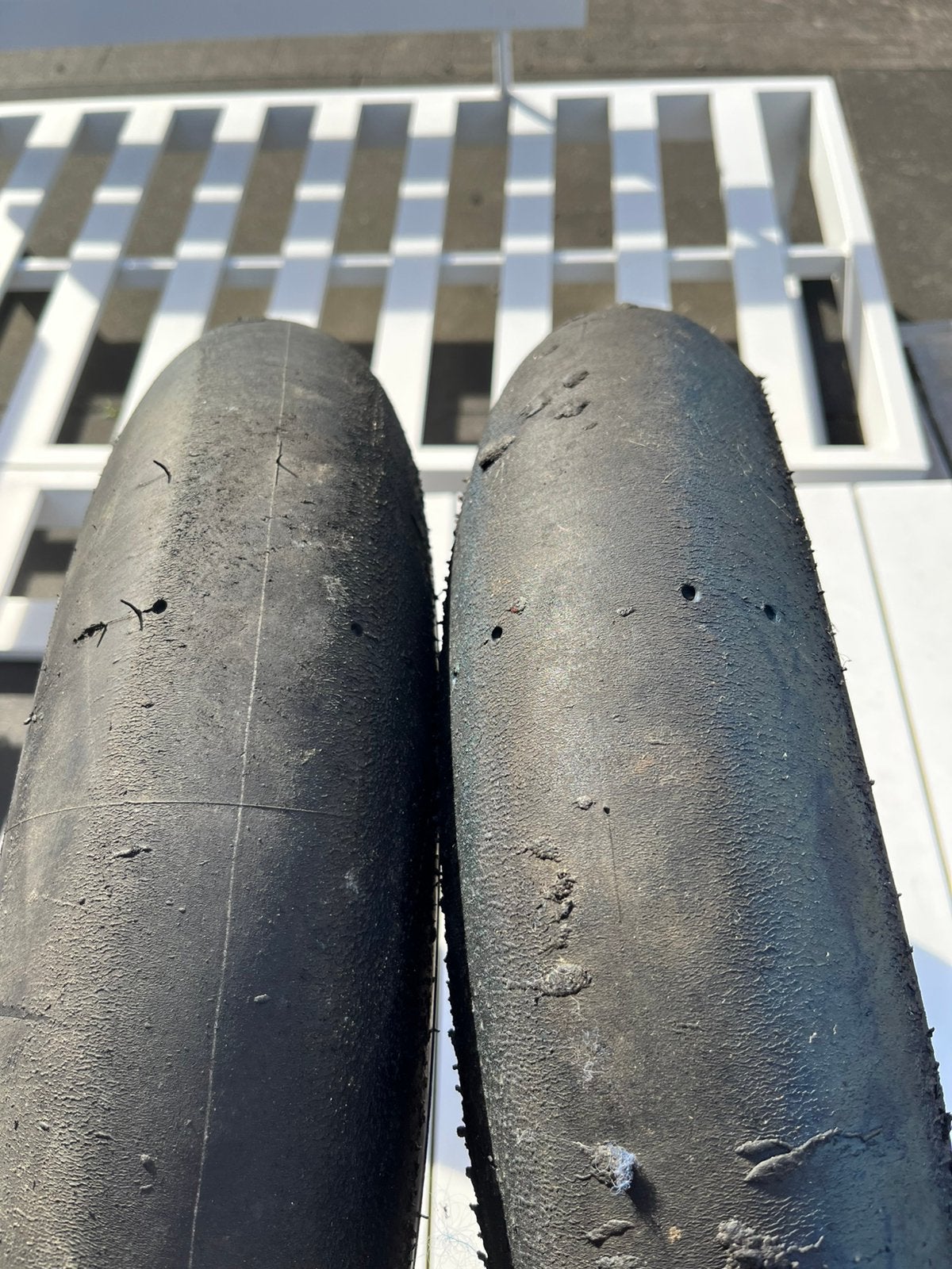 Bridgestone V02 medium 120/605, Ophalen of Verzenden, Zo goed als nieuw