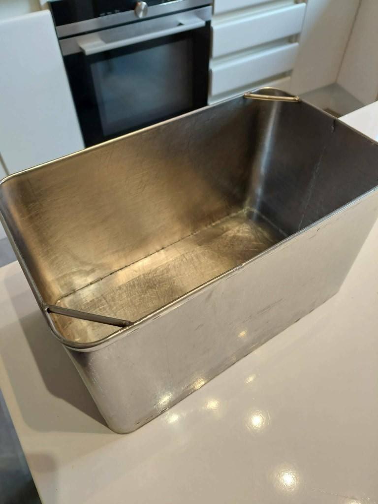 vele inox 15 liter bakken voor ijs B34xH20xD21, Ophalen, IJs