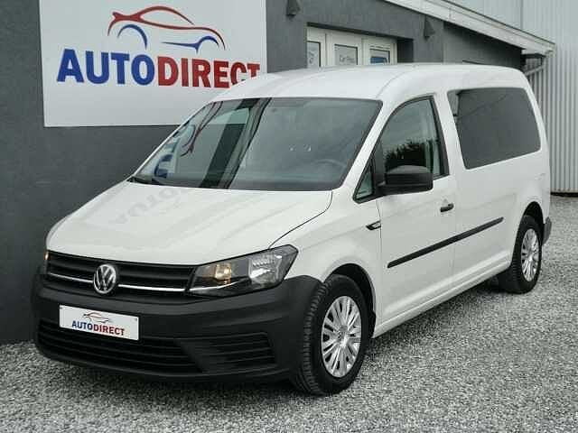 Volkswagen Caddy 2.0 TDi Maxi Double Cabine 5place Navi,, Autos, Achat, Euro 6, Entreprise, Noir