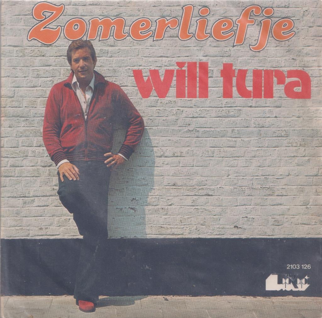 Will Tura – Zomerliefje / De wielrenner - Single, En néerlandais, Enlèvement ou Envoi, Single, Utilisé