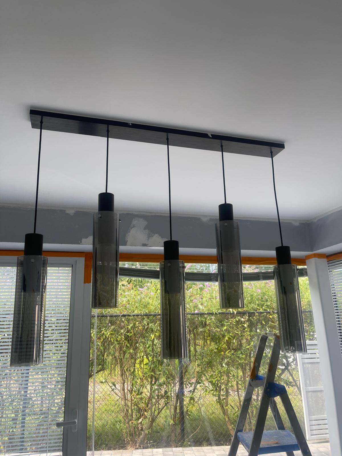 Hanglampen in goede staat, Ophalen, Overige fittingen, Zo goed als nieuw, Glas