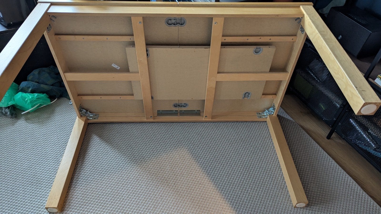 IKEA LANEBERG Uitschuifbare Eettafel (Essenfineer) 130/190cm, Huis en Inrichting, Tafels | Eettafels, Ophalen, Gebruikt, 100 tot 150 cm