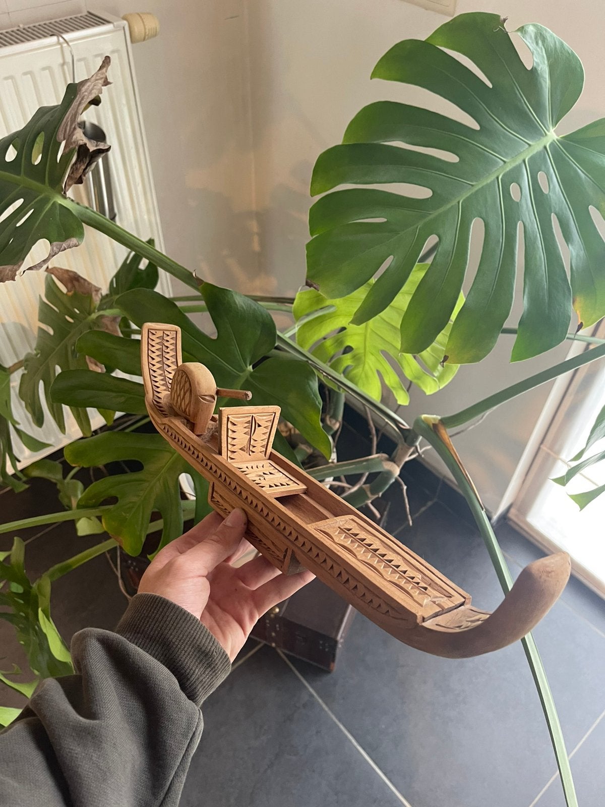 Bateau en bois fait main, Enlèvement ou Envoi