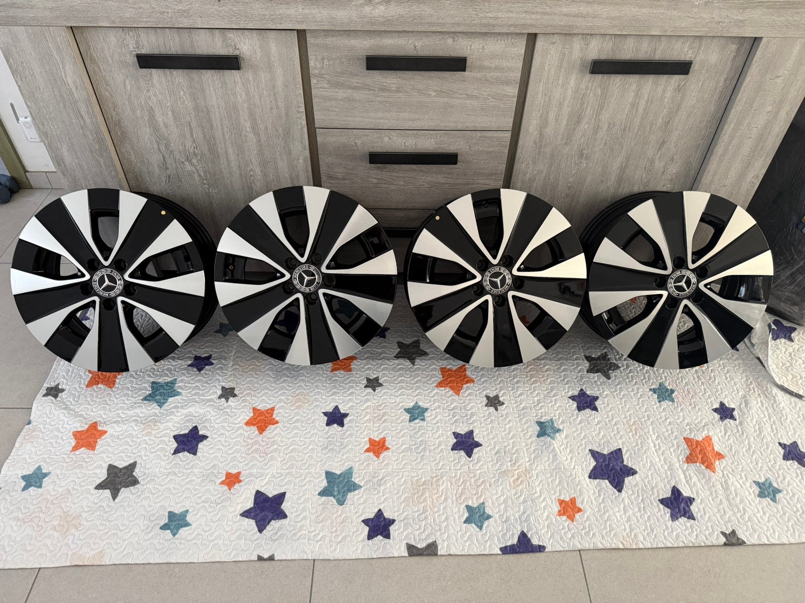 Originele 17 inch Mercedes V-Klasse W447 velgen, Ophalen, 17 inch, Velg(en)