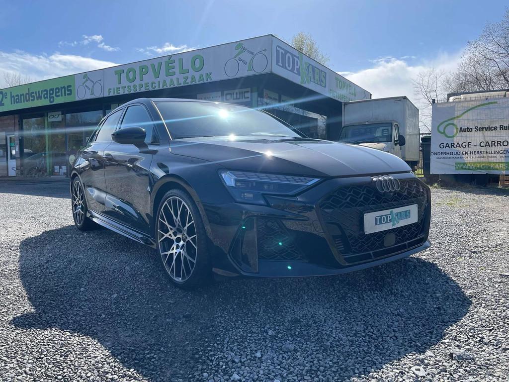 Audi RS3 RS3 Sportback 2.5 TFSI Quattro S tronic (bj 2024), Auto's, Automaat, USB, RS3, Zwart