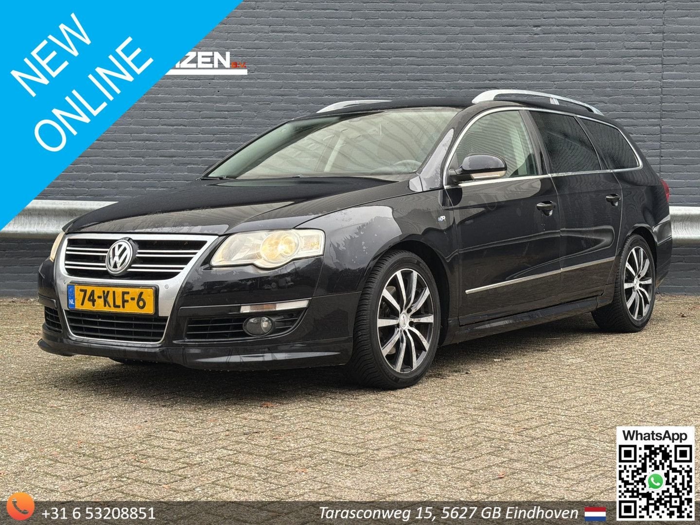 Volkswagen Passat Variant 2.0 TDI Highline, Auto's, Zwart, Zwart, Bedrijf, 148 g/km