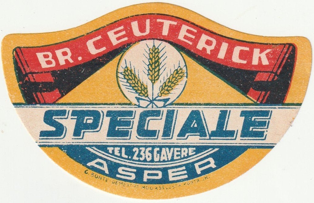 oud bieretiket België Ceuterick Asper : Speciale, Verzenden, Zo goed als nieuw, Overige typen, Overige merken