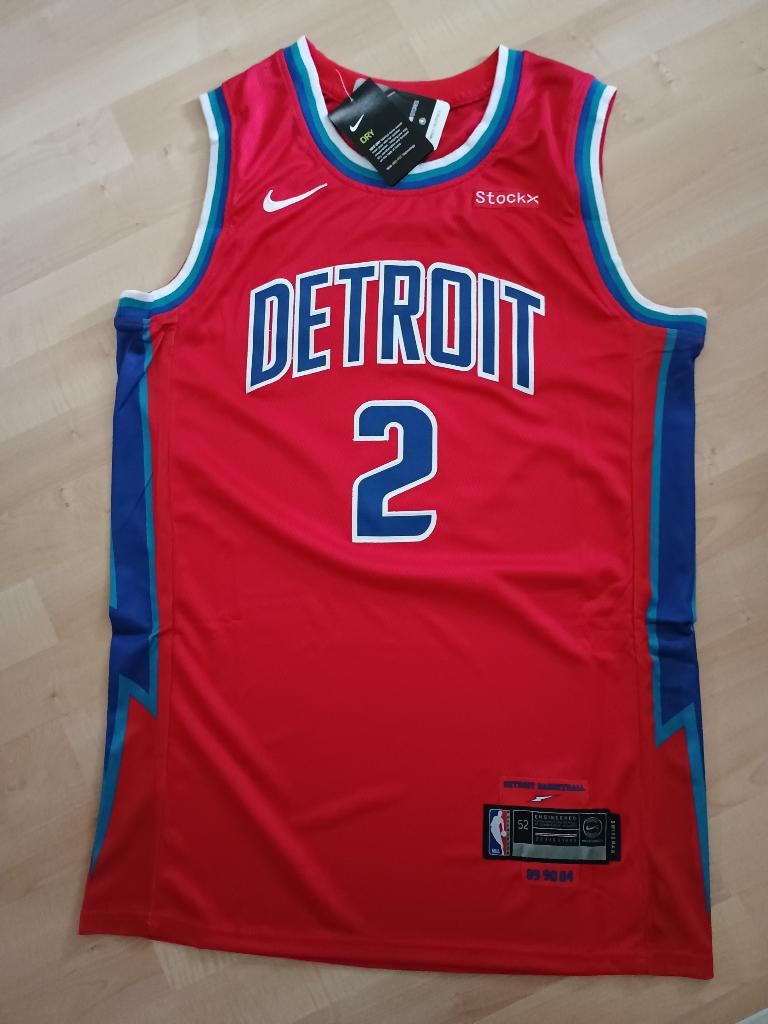Detroit Pistons Jersey Cunningham maat: L, Sports & Fitness, Basket, Enlèvement ou Envoi, Neuf, Vêtements