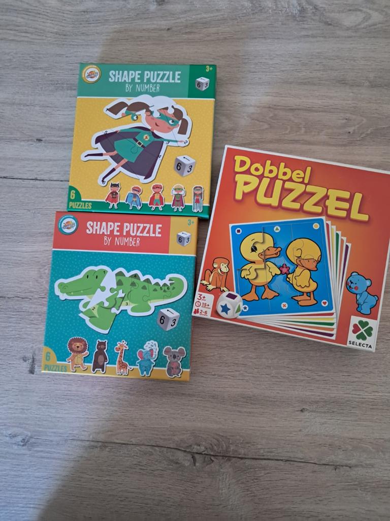 Pakket kinderpuzzels, Ophalen, Minder dan 10 stukjes, Zo goed als nieuw