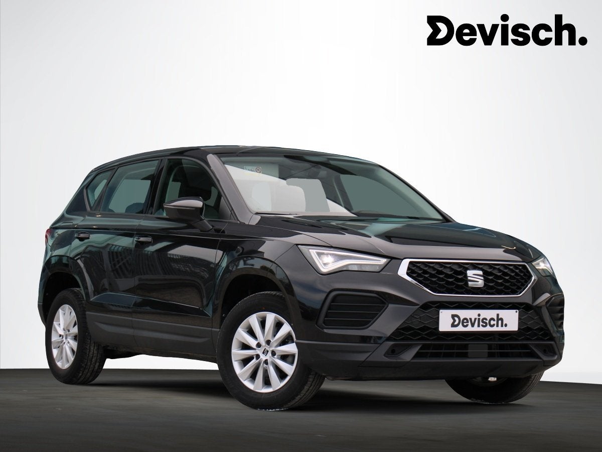 SEAT Ateca 1000TSI REFERENCE 110PK *WIRELESS APPLE/ANDROID*, Auto's, Seat, Voorwielaandrijving, Stof, Gebruikt, Zwart