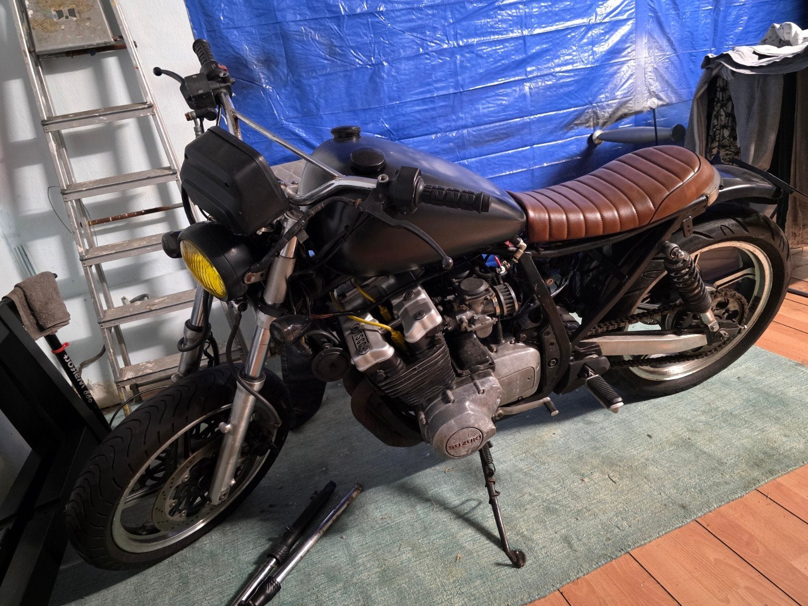 Suzuki GSX 750 Cafe Racer Project !Ruil dax/VASTE PRIJS!, Motoren