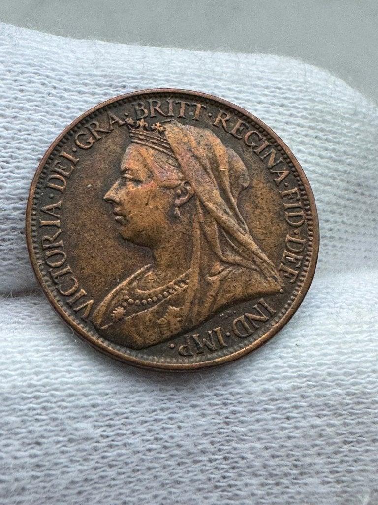 Royaume-Uni - 1 farthing 1901 (Victoria), Enlèvement ou Envoi, Autres pays, Monnaie en vrac