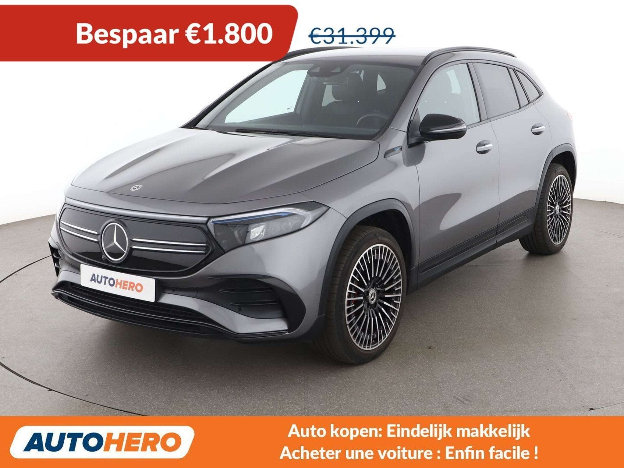 Mercedes-Benz EQA 250 250 AMG Line (bj 2021, automaat), https://public.car-pass.be/vhr/111854e2-4852-45f7-b900-faee222b3b2b, Gebruikt