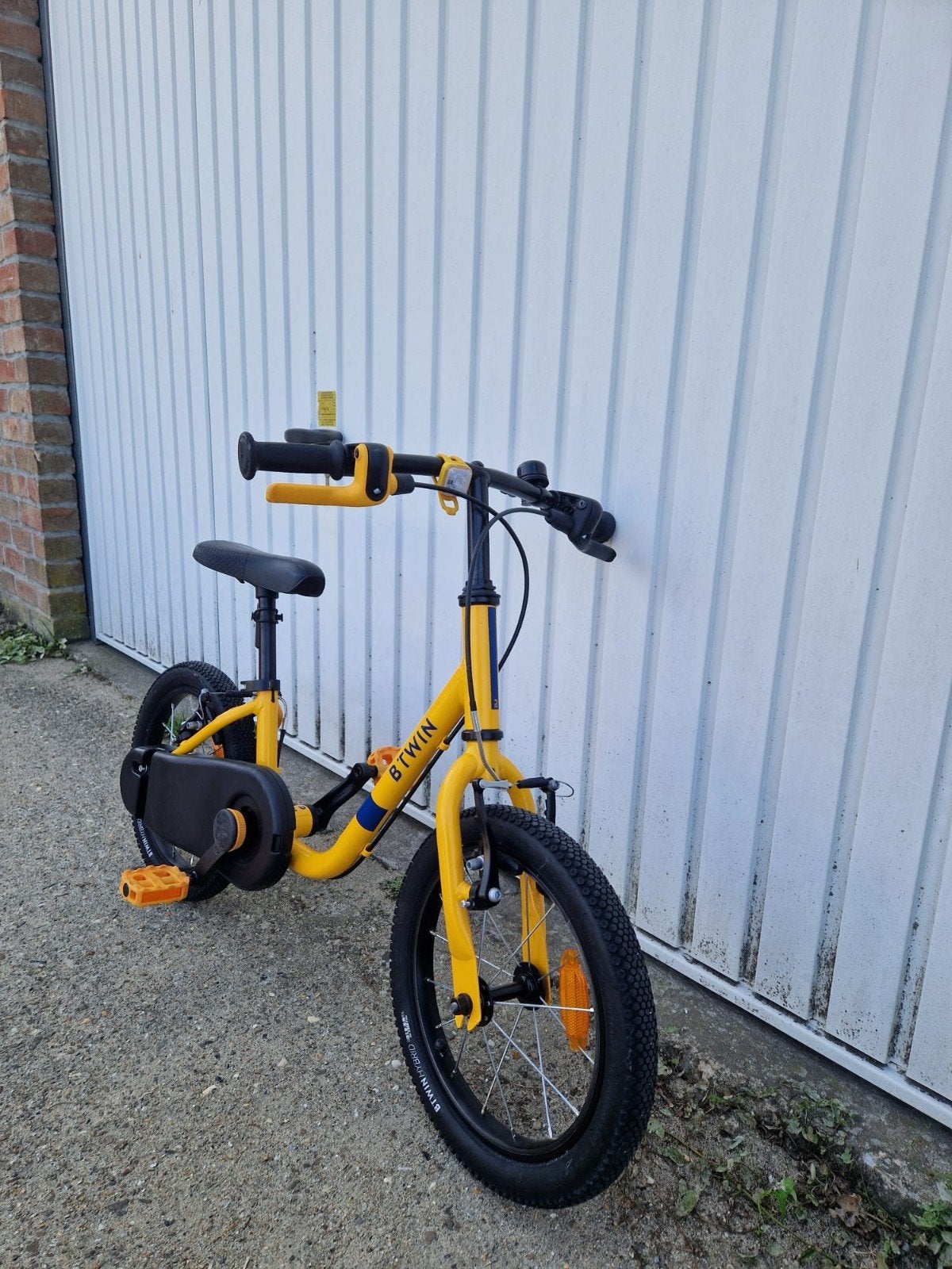 kinderfiets/loopfiets 14 inch 2/1 b'twin discover 500., Enlèvement