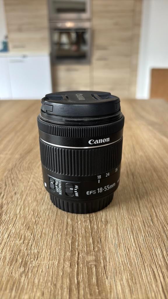 Canon EF-S 18-55mm f/3.5-5.6 IS, Audio, Tv en Foto, Foto | Lenzen en Objectieven, Ophalen, Gebruikt