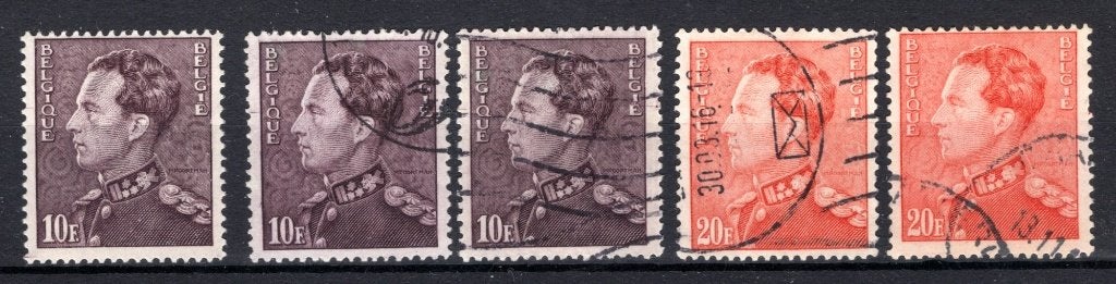 434/435 estampillé 1936 - Roi Léopold 3, Envoi, Affranchi, Oblitéré