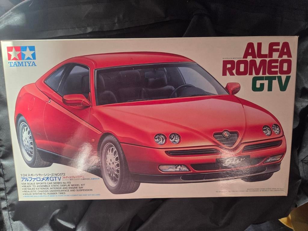 Alfa Romeo GTV (Tamiya), Auto, Groter dan 1:32, Nieuw, Ophalen of Verzenden