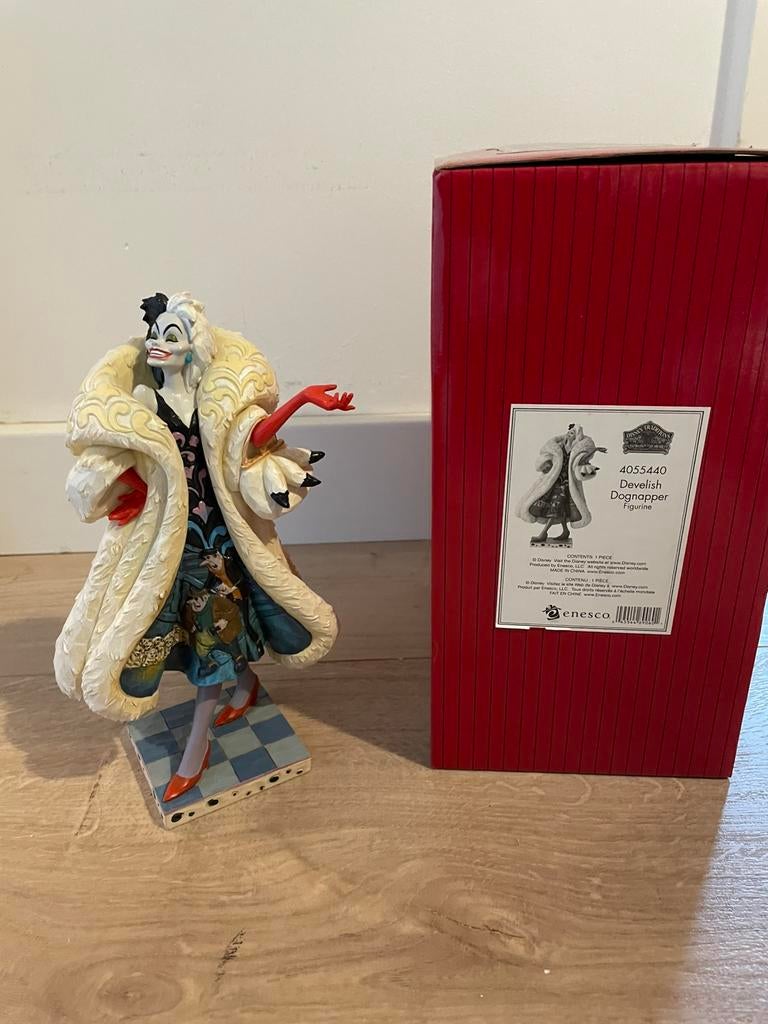 Disney Traditions Jim Shore, Cruella De Vil 101 Dalmatiërs, Enlèvement ou Envoi, Comme neuf