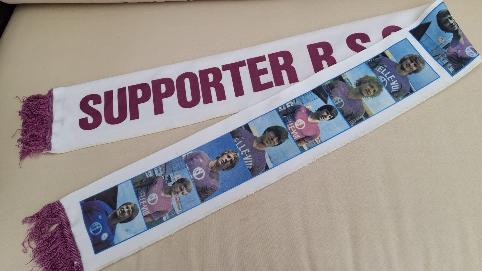 Sjaal supporter Anderlecht, Ophalen of Verzenden, Gebruikt, Vaantje of Sjaal