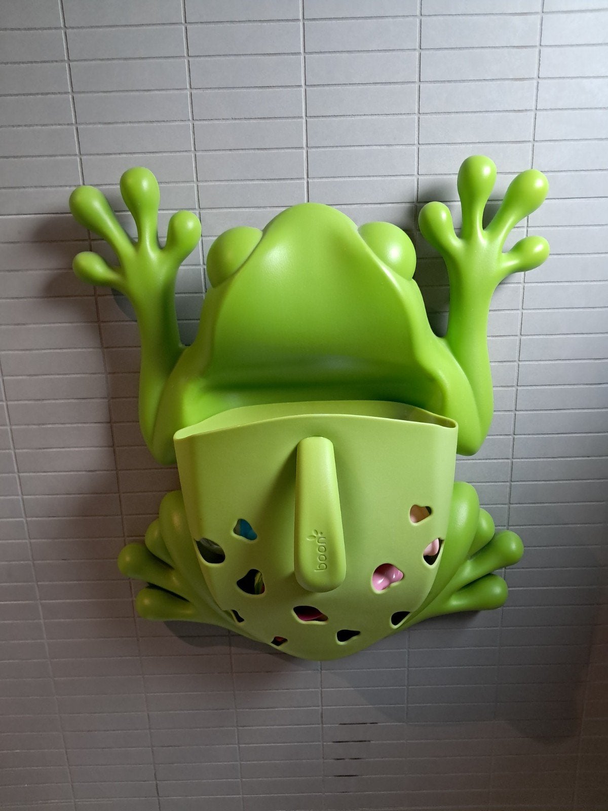 Opbergkikker Boon + badspeelgoed ijsjes, Kinderen en Baby's, Ophalen of Verzenden, Zo goed als nieuw