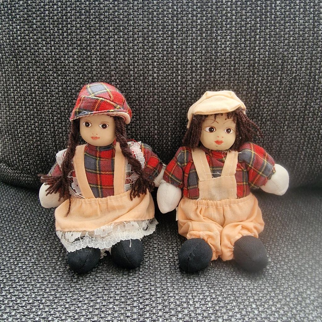 2 Vintage porseleinen poppetjes, Ophalen of Verzenden, Zo goed als nieuw