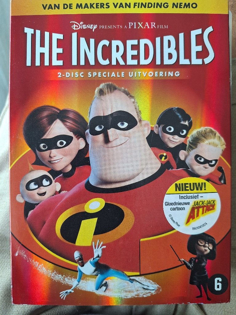 The Incredibles,  dvd Pixar, 2 disc special edition, CD & DVD, DVD | Enfants & Jeunesse, Enlèvement ou Envoi, Néerlandais, Animation