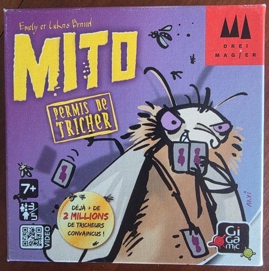 Mito - Permis de tricher, Trois ou quatre joueurs, Enlèvement ou Envoi, Comme neuf