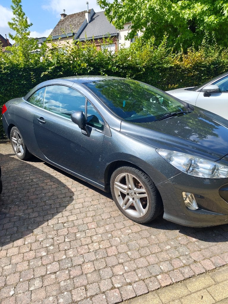 peugeot 308 cabrio...lees tekst!!!, Cuir, Boîte manuelle, Noir, Particulier