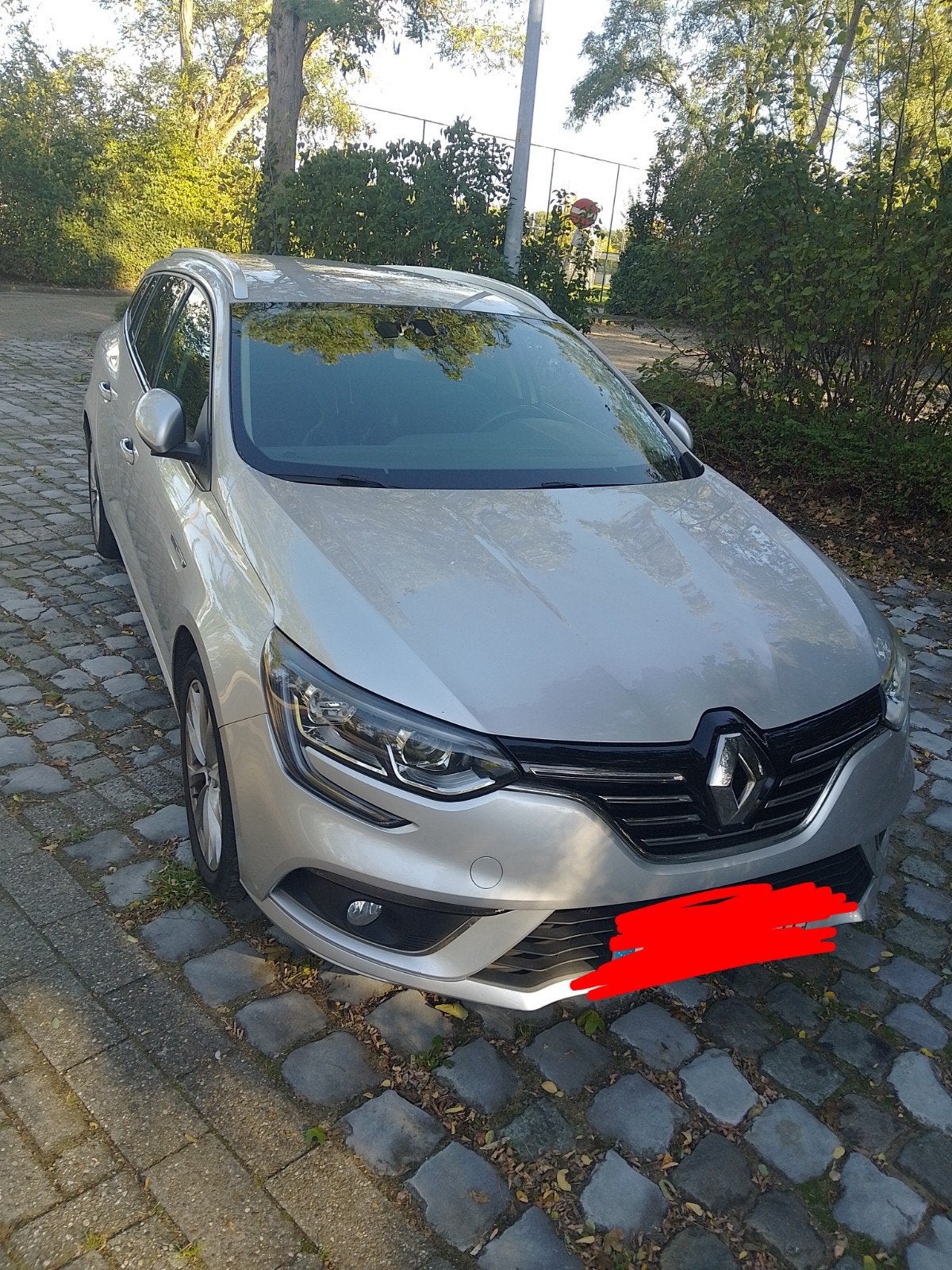Renault Megane grandtour, Auto's, Renault, Achterwielaandrijving, Leder en Stof, 5 deurs, Zilver of Grijs