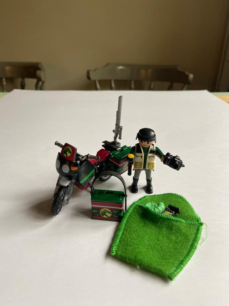 Playmobil 5237: Wetenschapper met moto, Kinderen en Baby's, Speelgoed | Playmobil, Ophalen of Verzenden, Zo goed als nieuw, Complete set
