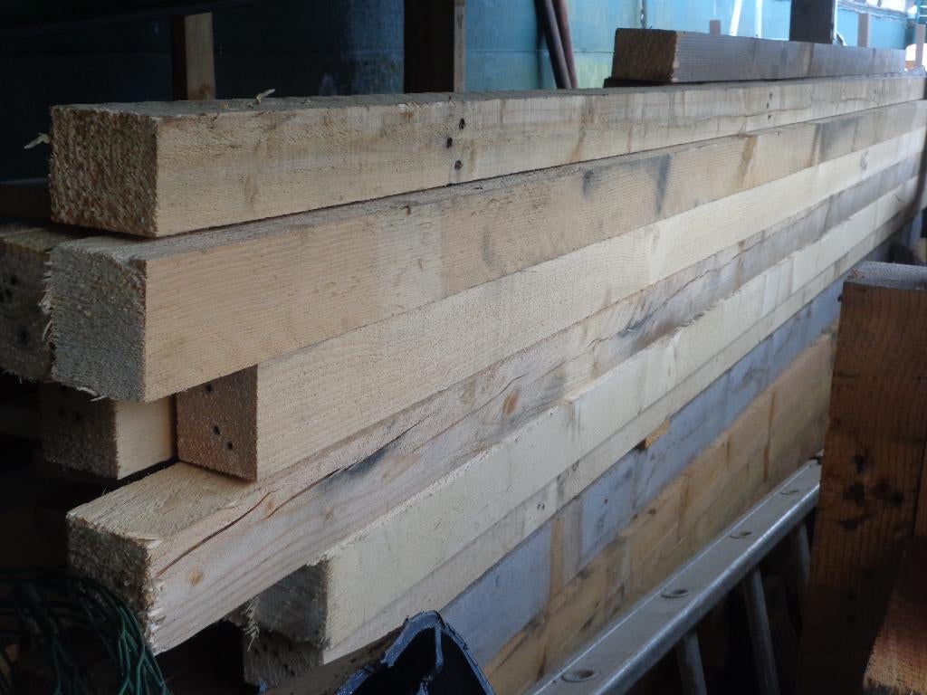 Balken en planken, Doe-het-zelf en Bouw, Hout en Planken, Ophalen, Zo goed als nieuw