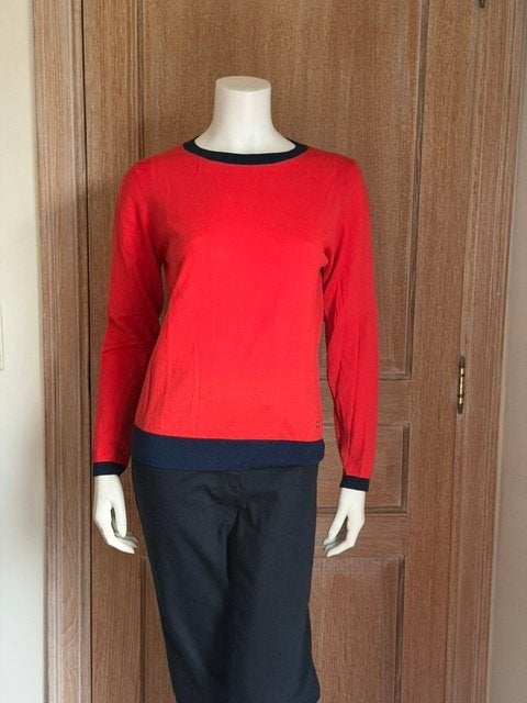 Nieuwe rode pull Xandres - maat L, Kleding | Dames, Maat 42/44 (L), Nieuw, Ophalen of Verzenden, Xandres