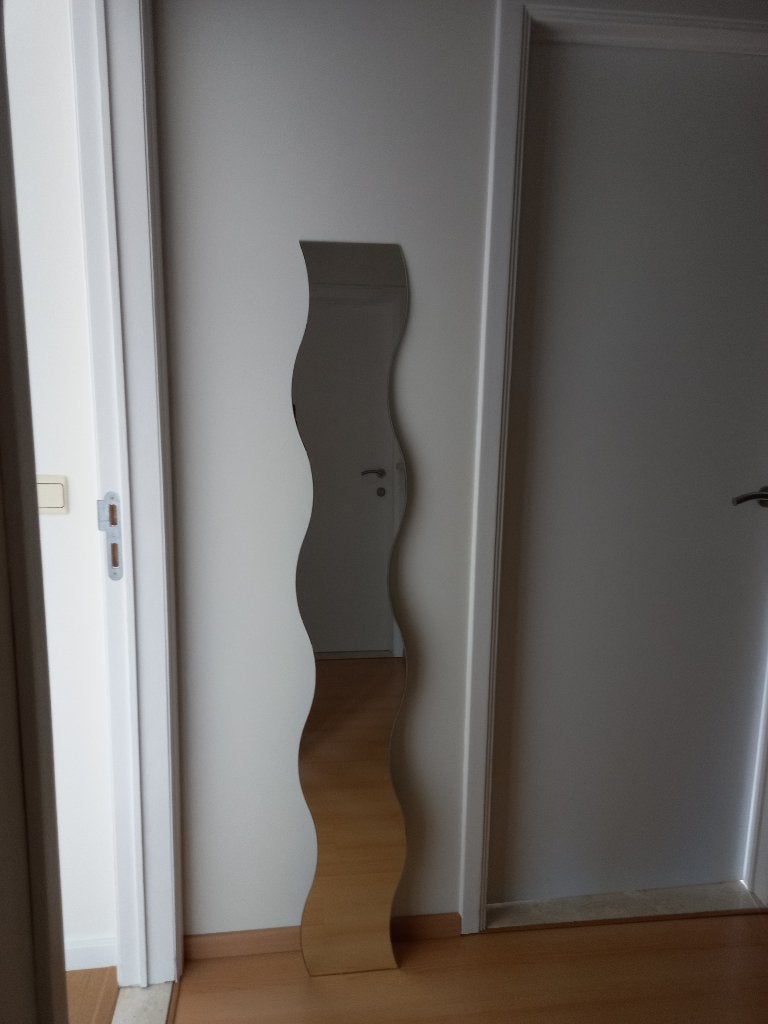 Spiegel, Ophalen, Minder dan 50 cm, Zo goed als nieuw, Overige vormen