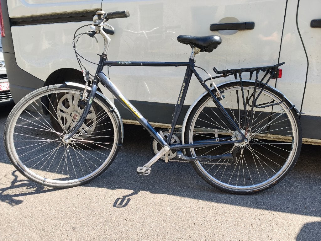 Herenfiets-200 euro, Fietsen en Brommers, Ophalen, Gebruikt, Velgrem, Versnellingen