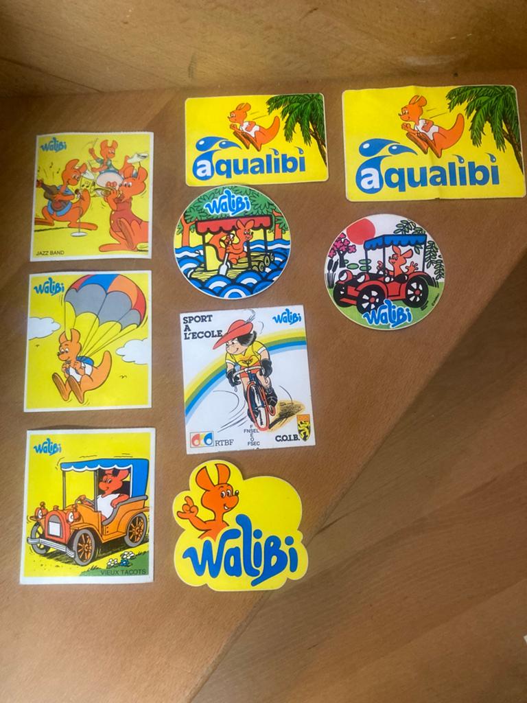 WALIBI autocollants, Enlèvement ou Envoi, Comme neuf