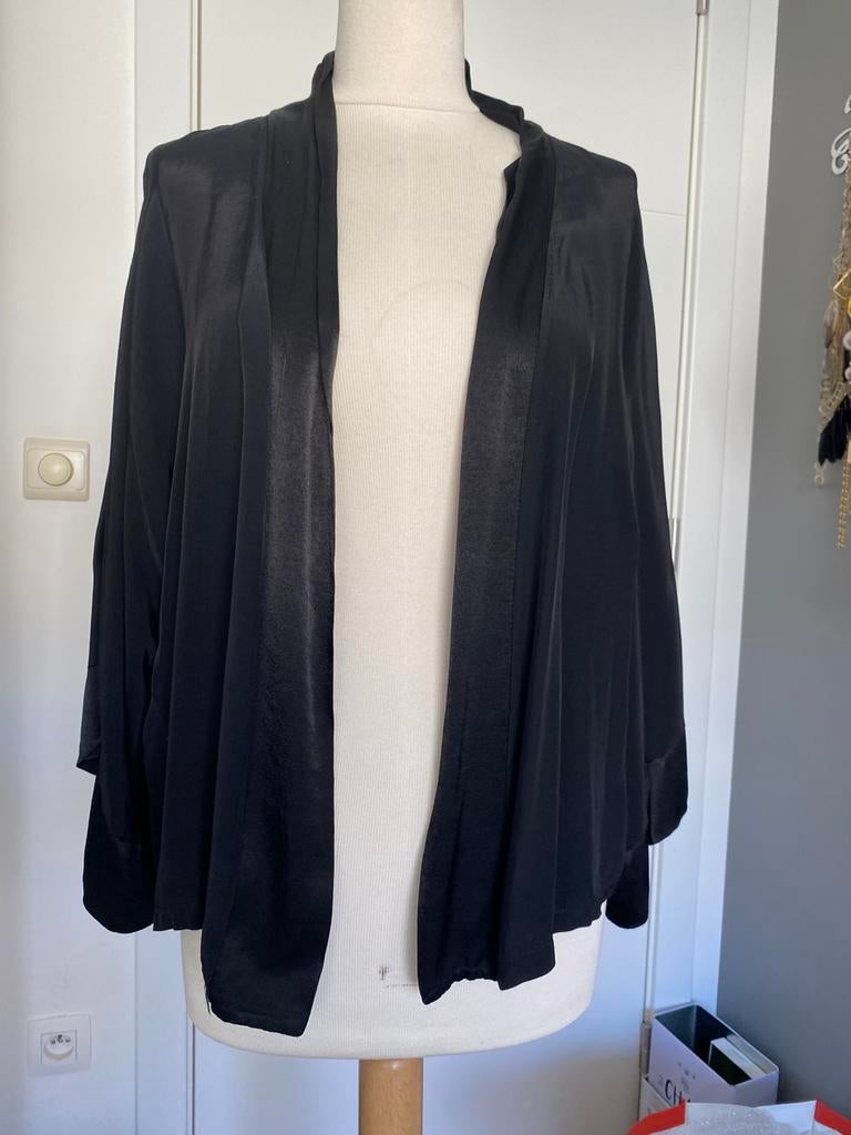 Top kimono taille unique, Enlèvement ou Envoi, Comme neuf, Noir