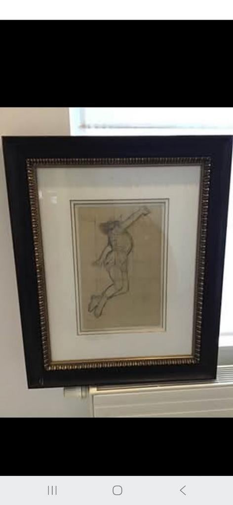 Mooie houten kader gesigneerd Degas, Ophalen