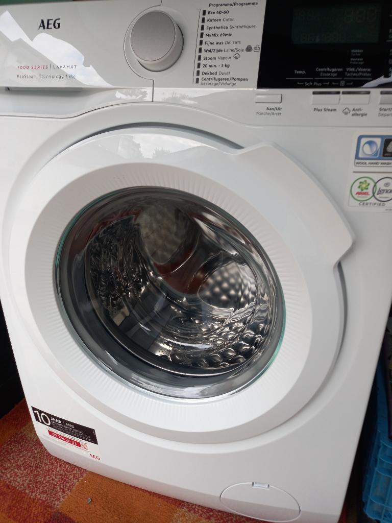 Machine à laver AEG 8kg A +++, Enlèvement, Comme neuf, Chargeur frontal